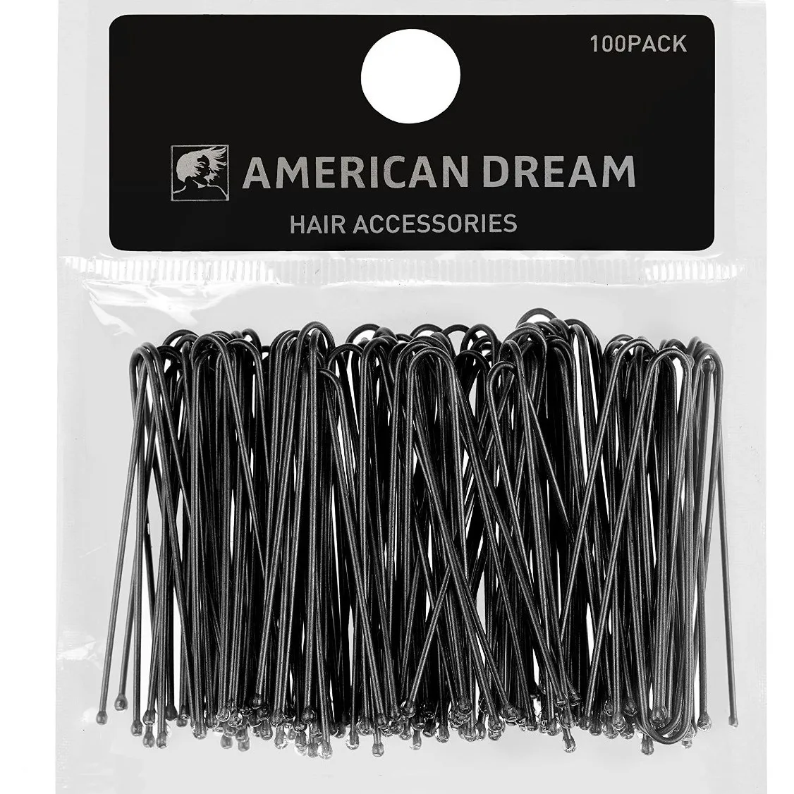 American Dream Straight Pins Black 5cm