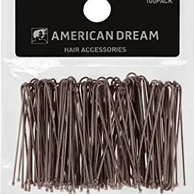 American Dream Straight Pins Brown 5cm