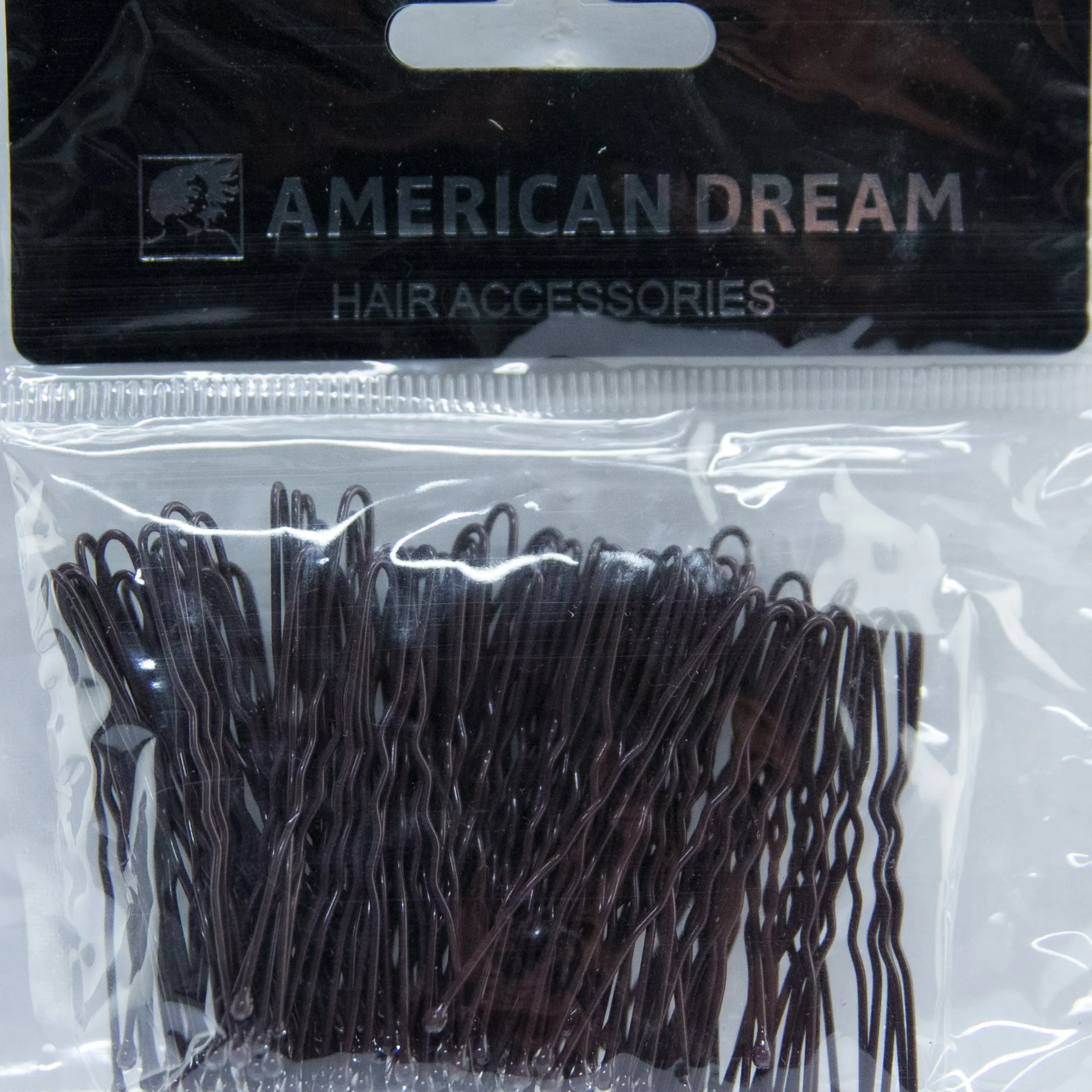 American Dream Wavy Pins Brown 5cm