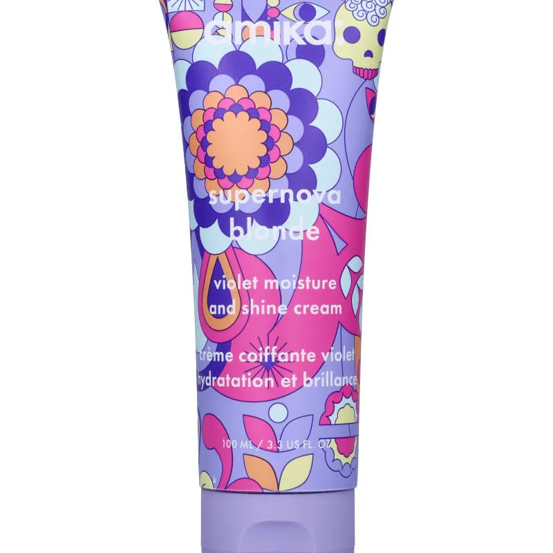 Amika: Supernova Blonde Violet Moisture And Shine Cream 100 ml