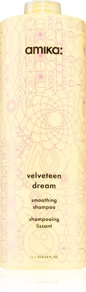 amika Velveteen dream Udglattende shampoo Anti-fugt 1000 ml