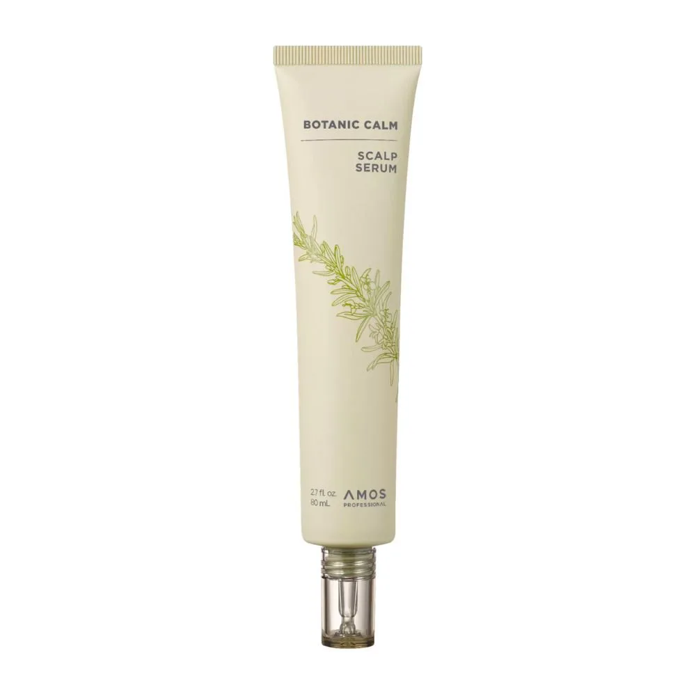 AMOS PROFESSIONAL Botanic Calm Scalp Serum Stärkande och regenererande hårserum För att behandla uttunnat hår 80 ml