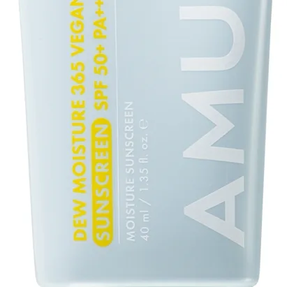 AMUSE Dew Moisture 365 Vegan Sunscreen Vätska för sol på ansiktet med återfuktande effekt 40 ml