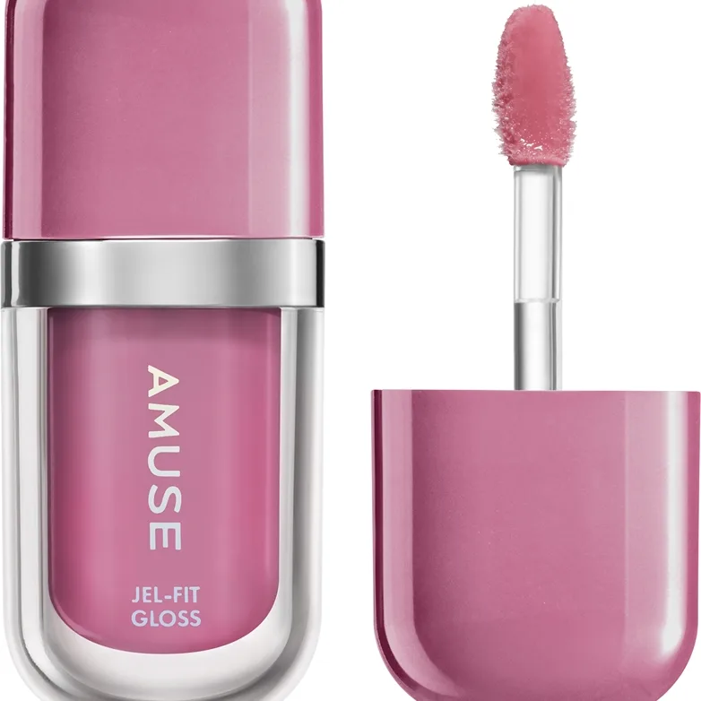 AMUSE Jel-Fit Gloss kosteuttava huulikiilto suurentava vaikutus sävy 04 Bare Girl 3.8 g