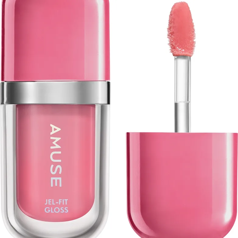AMUSE Jel-Fit Gloss kosteuttava huulikiilto suurentava vaikutus sävy Spring Rose 3.8 g
