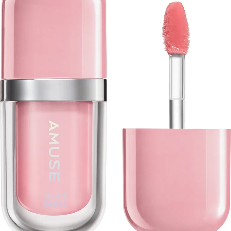AMUSE Jel-Fit Gloss Återfuktande läppglans Med ökande effekt Skugga Honey Boksoonga 3.8 g