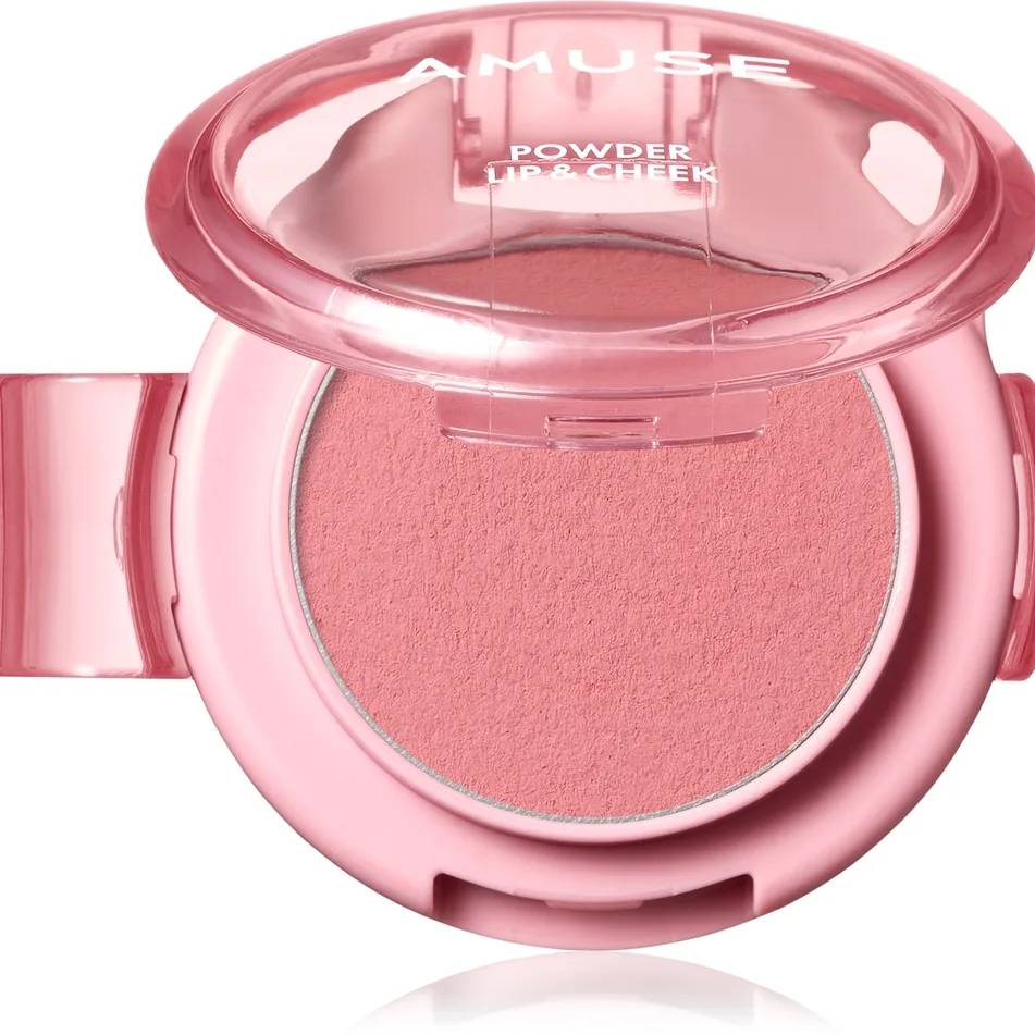 AMUSE Powder Lip & Cheek Krämpuder för läppar och kinder Skugga 02 Blossom Rose 4 g
