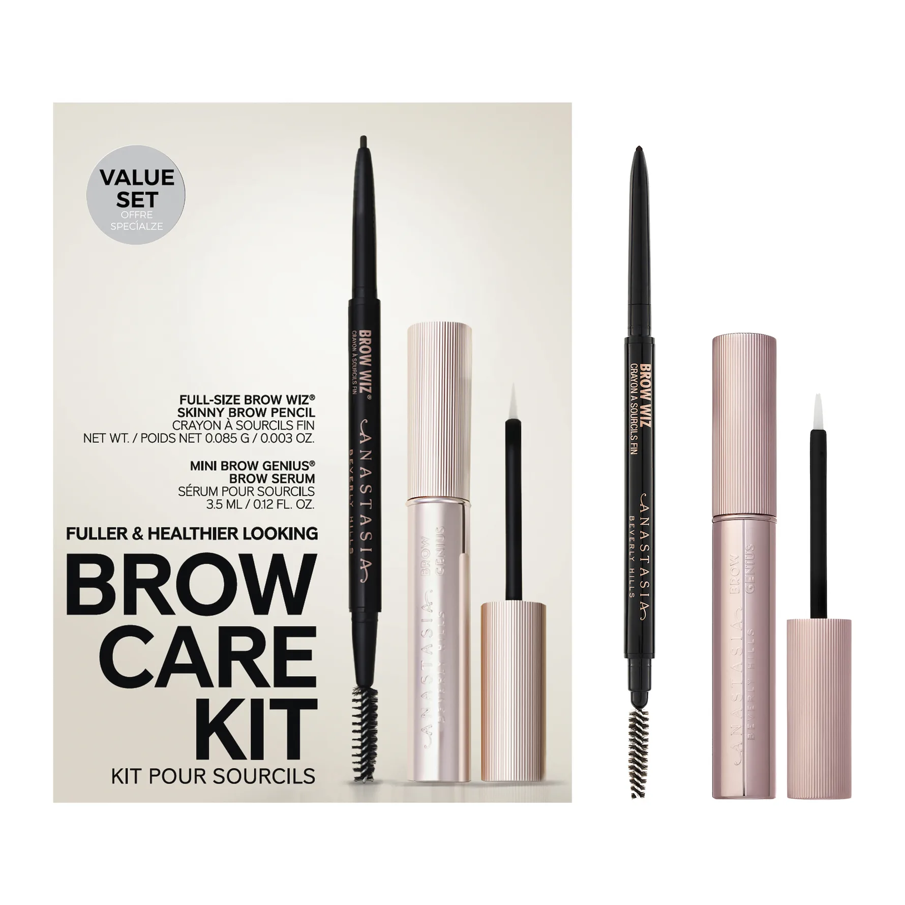Anastasia Beverly Hills Brow Care Kit Ögonbryns-kit Skugga Medium Brown