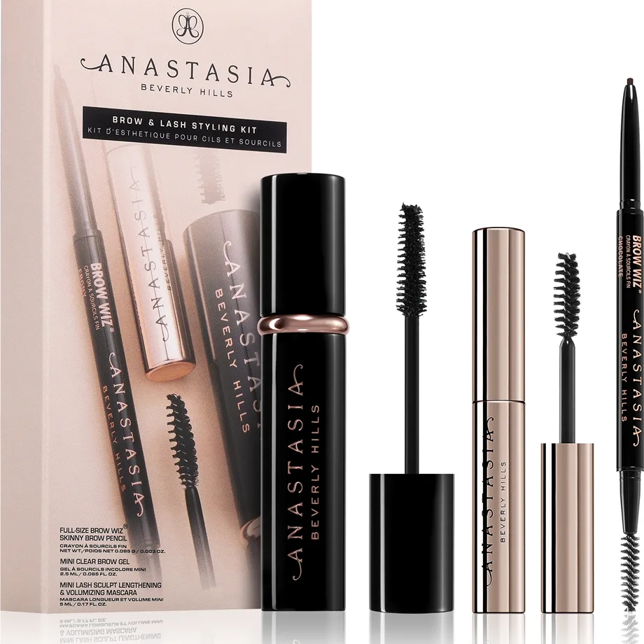 Anastasia Beverly Hills Brow & Lash Styling Kit Presentförpackning för ögon och ögonbryn Skugga Soft Brown