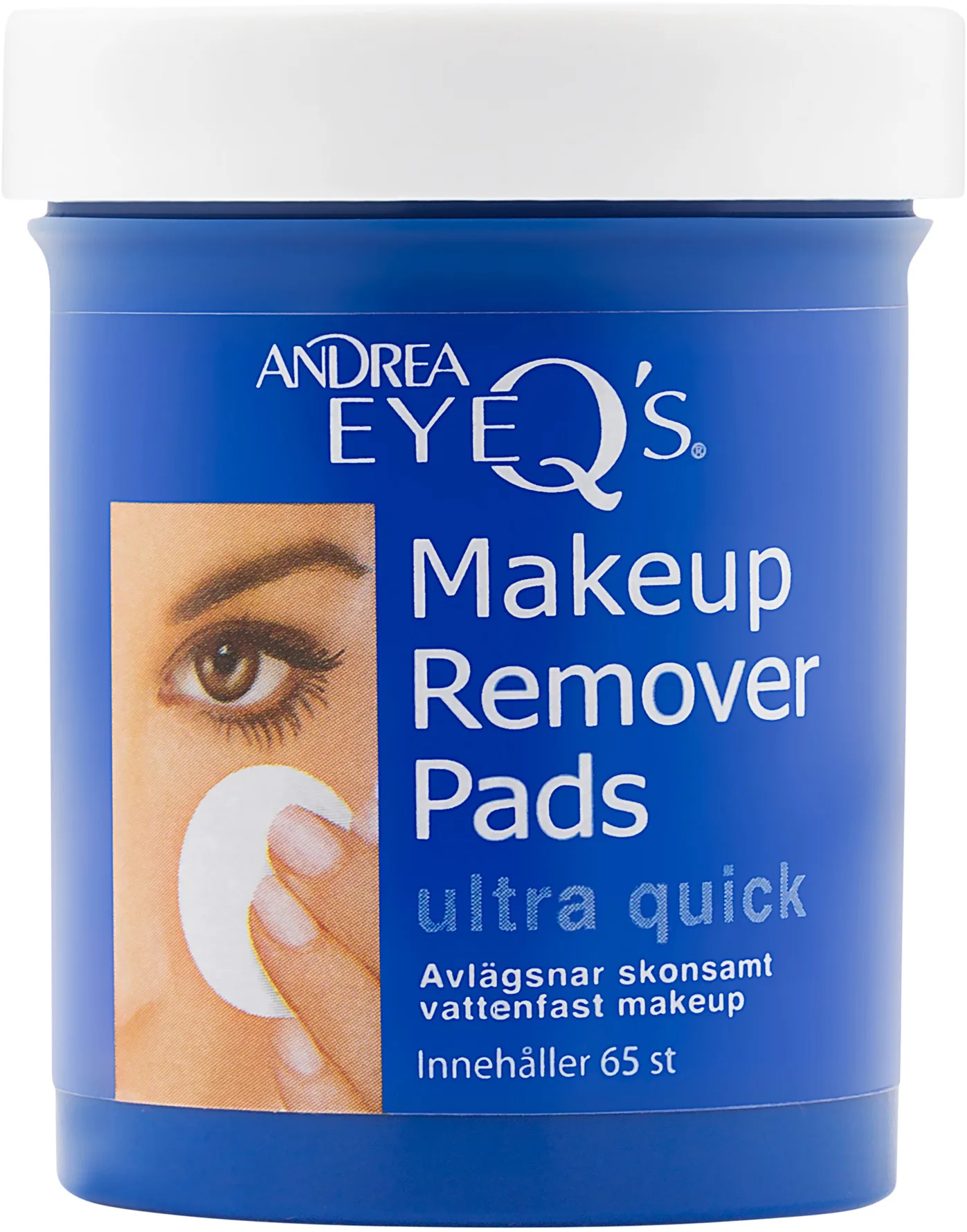 Andrea Eye Q's Ultra Quick Eye MakeUp Remover Pads 65 st