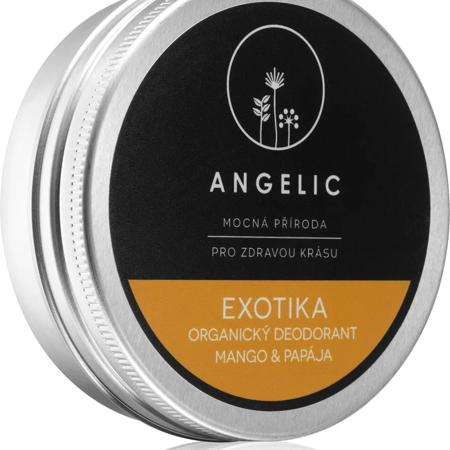 Angelic Organic deodorant "Exotica" Mango & Papaya Antiperspirant-kräm i BIO-kvalitet 50 ml