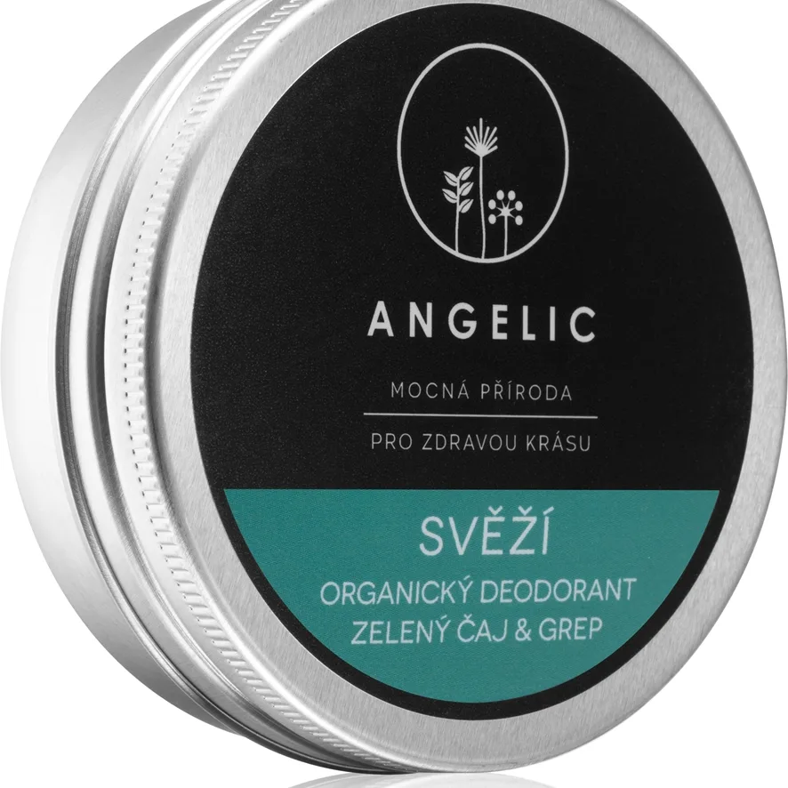 Angelic Organic deodorant "Fresh" Green tea & Grapefruit Antiperspirant-kräm 50 ml