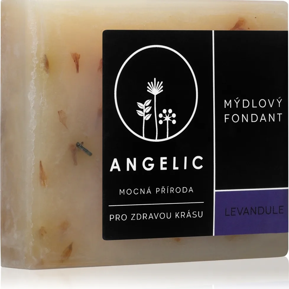 Angelic Soap fondant Levandule Extra mjuk naturlig tvål 105 g