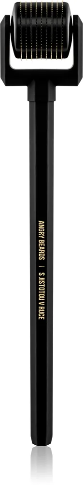 Angry Beards Beard Roller & Tool Cleaner pleje til at fremme skægvækst 1 stk.