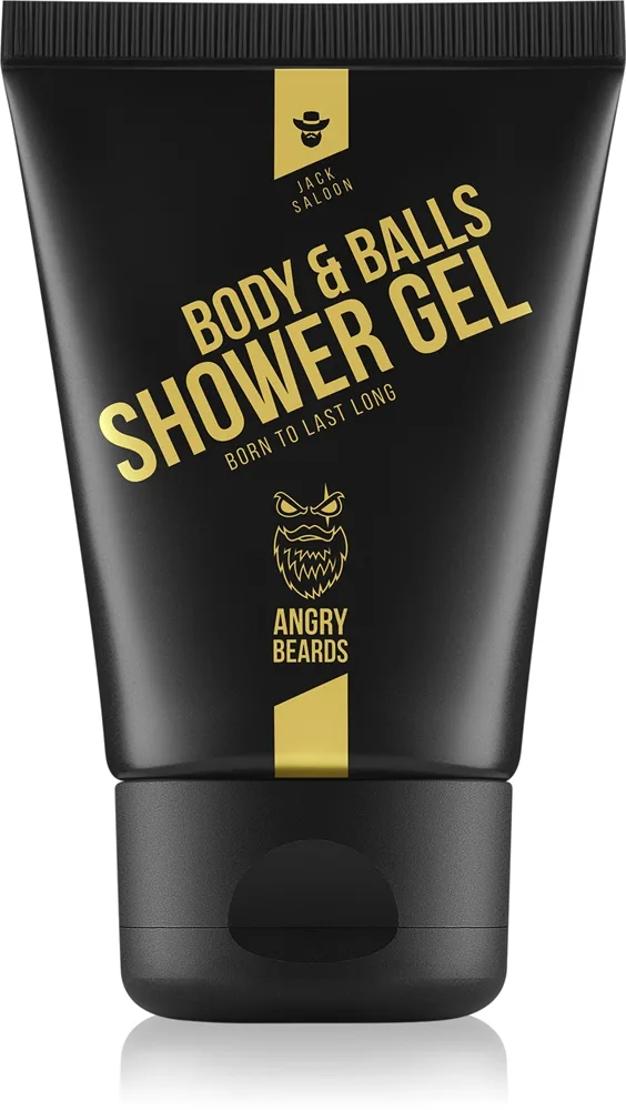 Angry Beards Jack Saloon Shower Gel Fuktgivande duschgel för män 230 ml