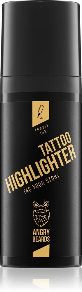 Angry Beards Travis Ink Tattoo Highlighter Närande eftervård för tatueringar 50 ml