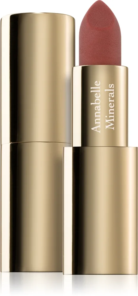 Annabelle Minerals Sheer Lipstick Fugtgivende og glansfuld læbestift Skygge Strawberry 3,5 g