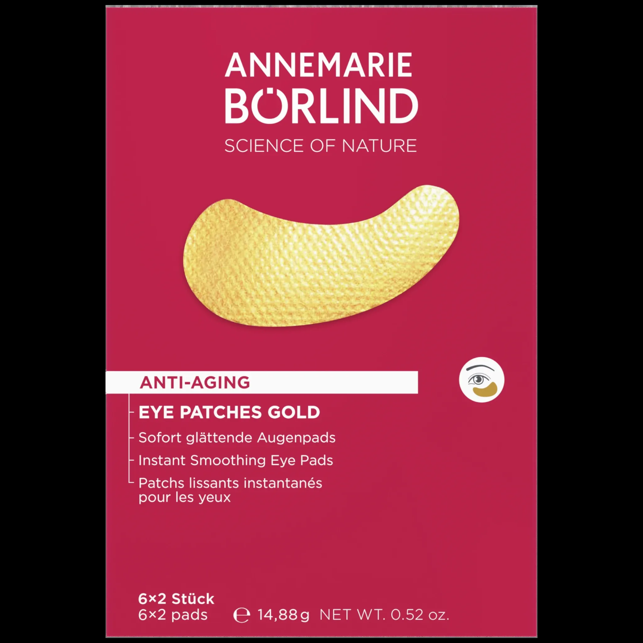 Annemarie Börlind - Anti-Aging Eye Patches Gold, 6x2 Pads
