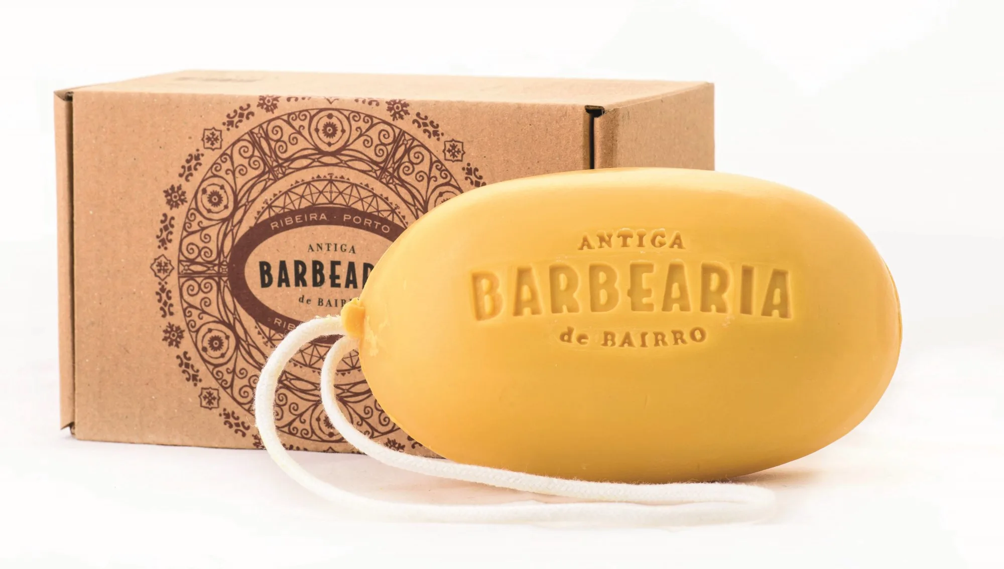 Antiga Barbearia de Bairro Ribeira do Porto Soap on a Rope 350 g