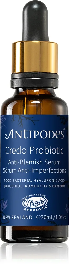 Antipodes Credo Probiotic Anti-Blemish Serum Genoprettende Serum med probiotiske bakterier 30 ml