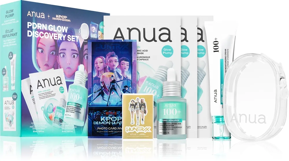Anua K-Pop Demon Hunters PDRN Discovery Set Presentförpackning med åtstramande effekt