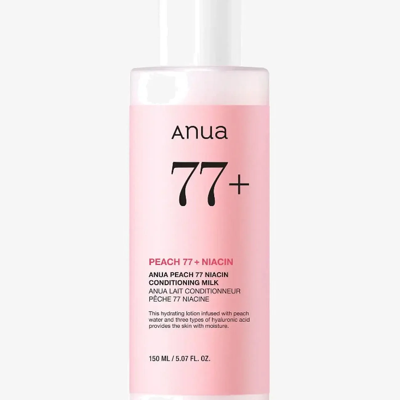 Anua Peach 77% Niacin Conditioning Milk Fuktgivande lotion för känslig och torr hud 150 ml