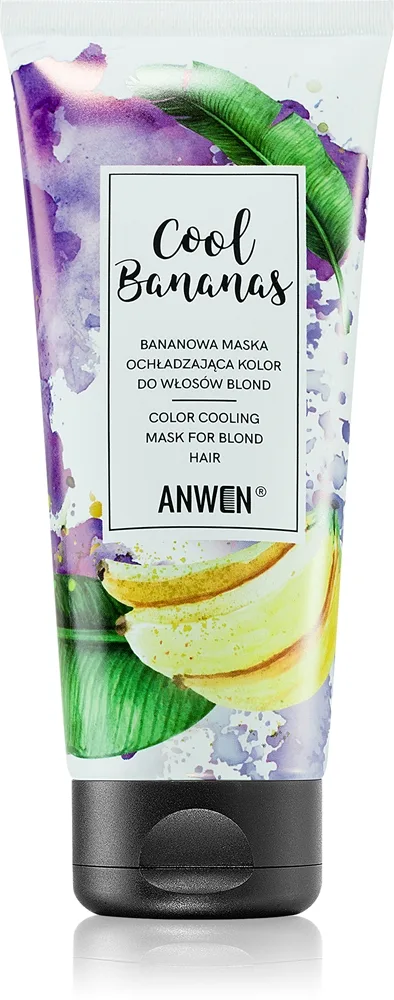 Anwen Cool Bananas värinaamio vaaleille hiuksille 200 ml