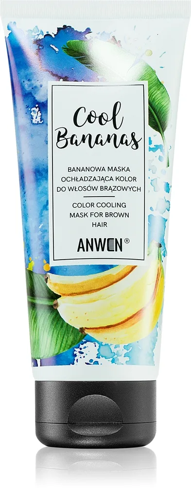 Anwen Cool Bananas värinaamio ruskeille ja tummille hiussävyille 200 ml