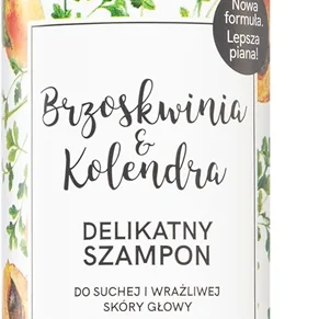 Anwen Peach & Coriander rauhoittava shampoo kuivalle ja herkälle päänahalle 200 ml