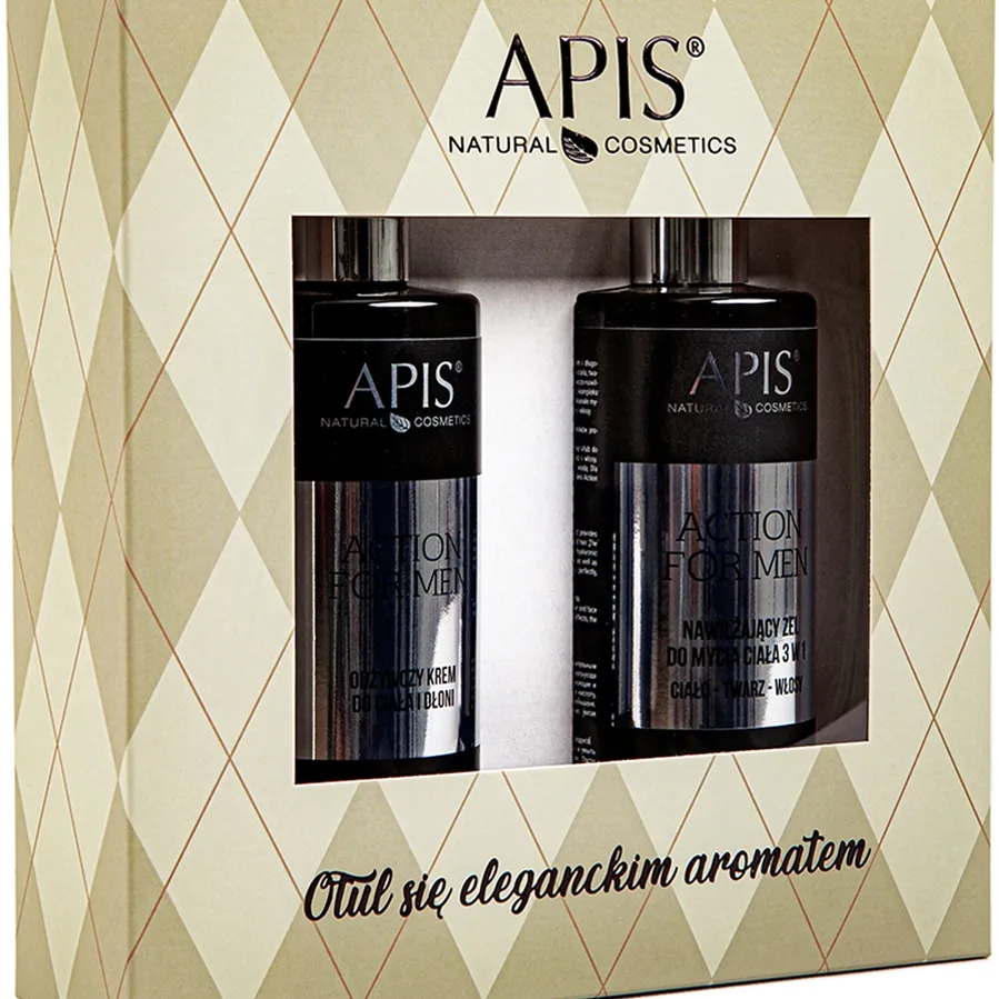 Apis Natural Cosmetics Action For Men Presentförpackning för män