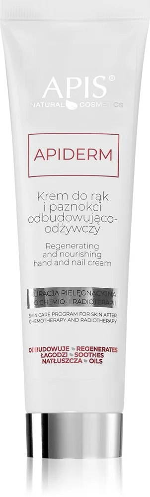 Apis Natural Cosmetics Apiderm Krém Hand- & nagelkräm efter kemoterapi och strålbehandling 100 ml