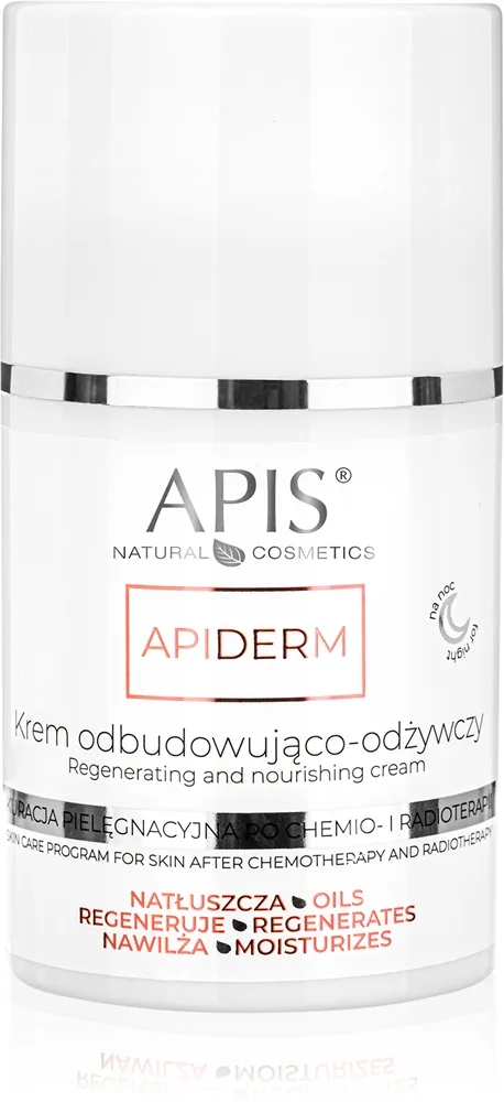 Apis Natural Cosmetics Apiderm elvyttävä yövoide ravitseva vaikutus 50 ml