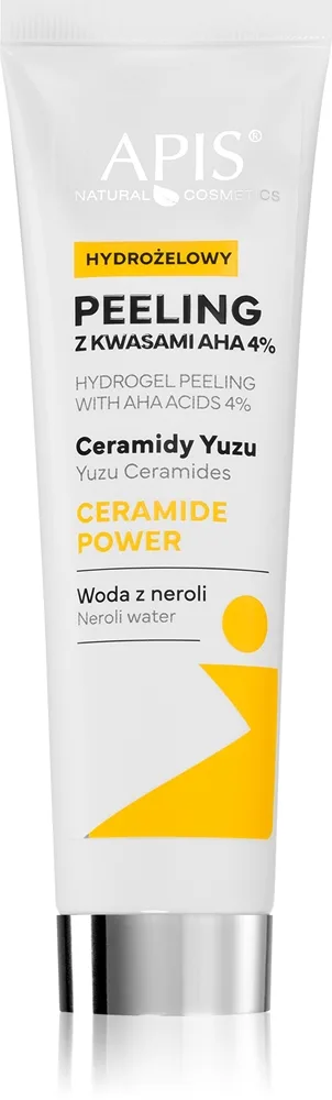 Apis Natural Cosmetics Ceramide Power Udglattende peeling gel Med AHA-syrer 100 ml