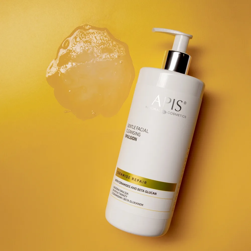 Apis Natural Cosmetics Ceramide Repair Mild rengörande emulsion med ceramider 500 ml
