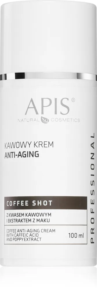 Apis Natural Cosmetics Coffee Shot kiinteyttävä ja silottava voide sisältää kahviuutteita 100 ml