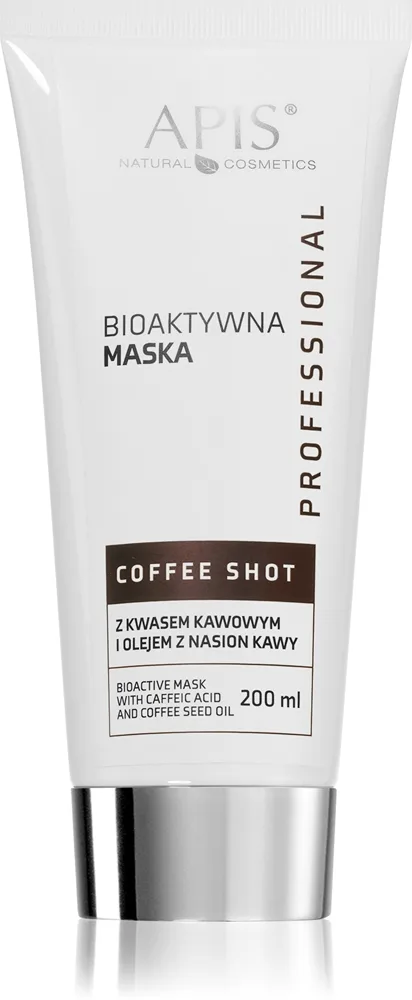 Apis Natural Cosmetics Coffee Shot fastgörande mask mot rynkor Med extrakt av kaffe 200 ml