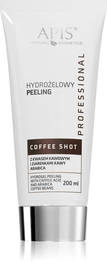 Apis Natural Cosmetics Coffee Shot silottava kasvokuorinta sisältää kahviuutteita 200 ml