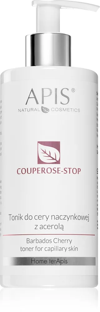 Apis Natural Cosmetics Couperose-Stop kosteuttava kasvovesi herkälle ja punoitukseen taipuvaiselle iholle 300 ml