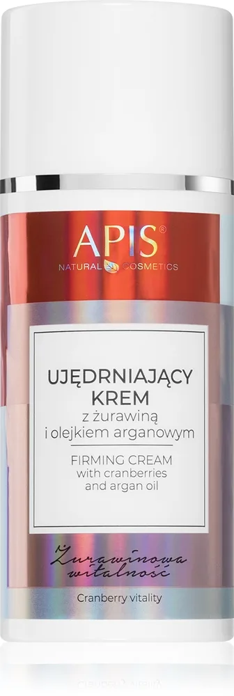 Apis Natural Cosmetics Cranberry Vitality kevyt kiinteyttävä voide kasvoille, kaulalle ja dekolteelle 100 ml