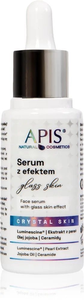 Apis Natural Cosmetics Crystal Skin kirkastava kasvoseerumi 30 ml