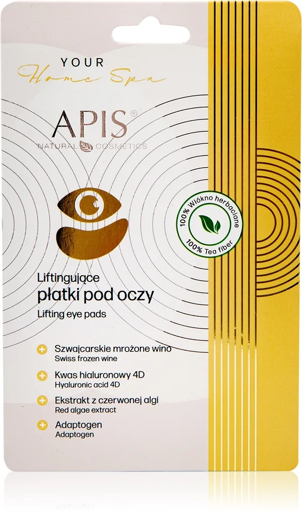 Apis Natural Cosmetics Home Spa silmänympärysnaamio kohottava vaikutus 1 pari