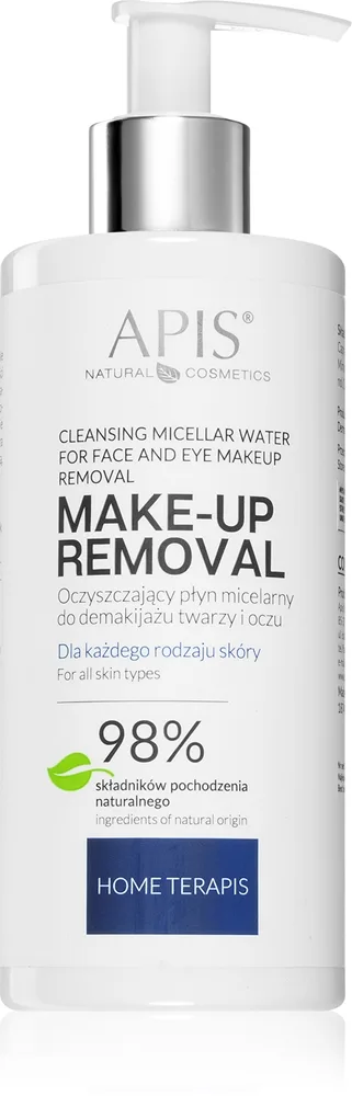 Apis Natural Cosmetics Home TerApis Rengörande micellärt vatten för ansikte och ögon 300 ml