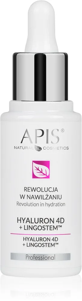 Apis Natural Cosmetics Hyaluron 4D + Lingostem Återfuktande emulsion 30 ml