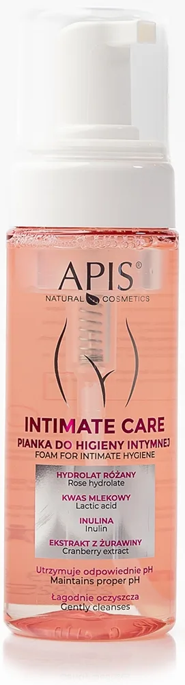 Apis Natural Cosmetics Intimate Care hellävarainen puhdistusvaahto intiimihygieniaan 150 ml