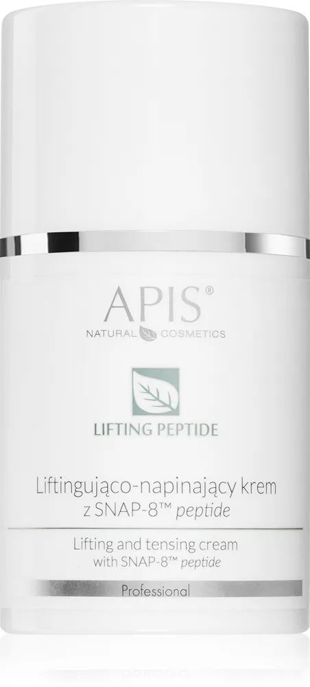 Apis Natural Cosmetics Lifting Peptide SNAP-8™ kiinteyttävä ja kohottava päivävoide kypsälle iholle 50 ml