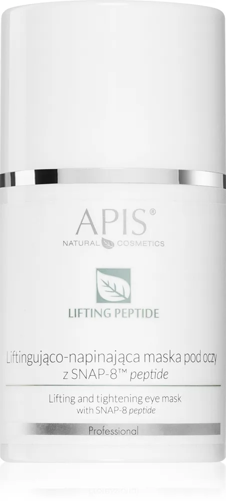 Apis Natural Cosmetics Lifting Peptide SNAP-8™ Udglattende øjenmaske med peptider 50 ml