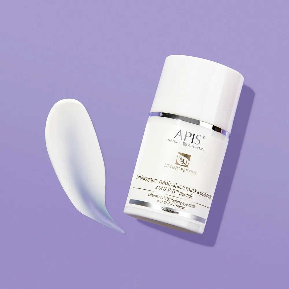 Apis Natural Cosmetics Lifting Peptide SNAP-8™ Mjukgörande ögonmask med peptider 50 ml