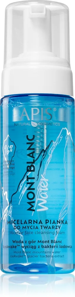 Apis Natural Cosmetics Mont Blanc Rensende og makeup fjernende micellært vand 150 ml