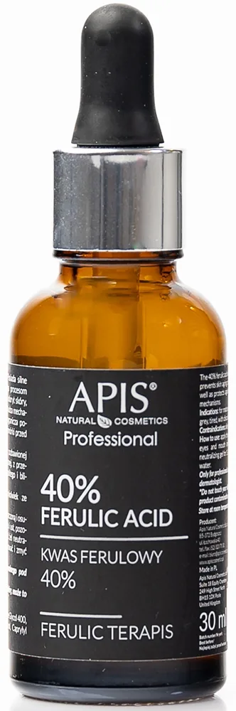 Apis Natural Cosmetics Professional 40% Ferulic Acid Udglattende eksfolierende serum 30 ml