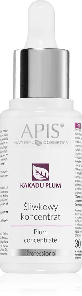 Apis Natural Cosmetics Professional Kakadu Plum tehokosteuttava tiiviste kasvoille 30 ml